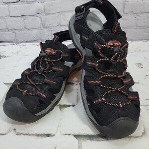 Grition Mens Outdoor‎ Hiking Closed Toe Sandals Black US 10 EU 43